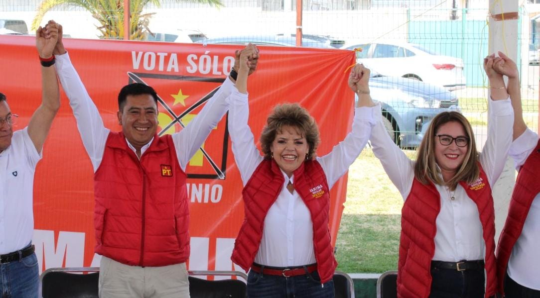 En Apizaco, lo mejor de la 4T está en el PT: Marina Aguilar